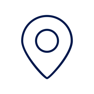 Das Bild zeigt ein Standortmarker-Symbol auf transparentem Hintergrund.