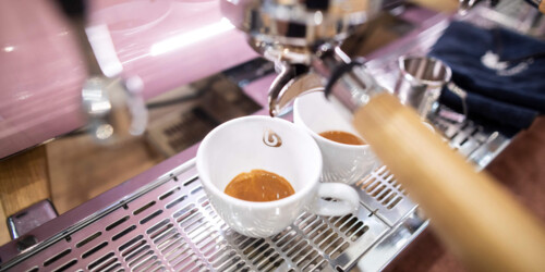 Kaffeemaschine mit BWT Tassen